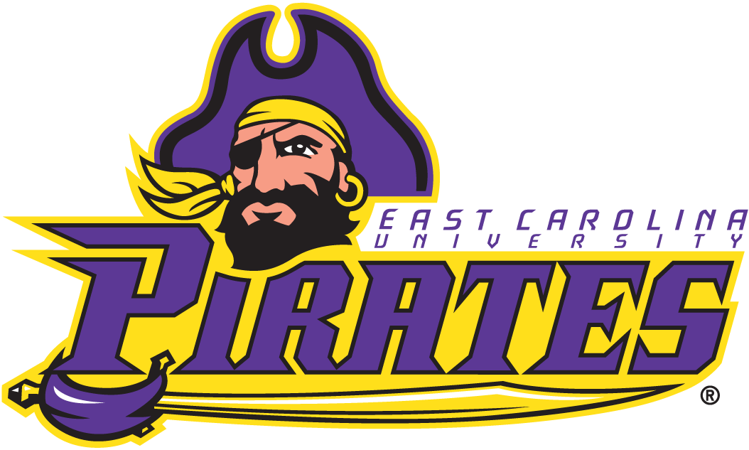 East Carolina Pirates 1999-2003 Primary Logo t shirts iron on transfers